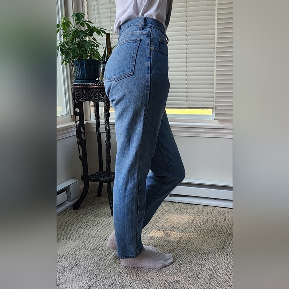 Vintage NY Line Mom Jeans Sz 8 Tapered Fit High Waist - Picture 12 of 16